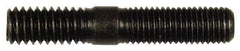 Dorman - 5/16-24 Long Thread, 5/16-18 Short Thread, 1-3/4" OAL Unequal Double Threaded Stud - Steel, Black Oxide Finish, 7/8" Long Thread Length, 9/16" Short Thread Length - Makers Industrial Supply