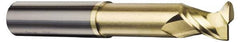 Accupro - 1/2", 2 Flute, Single End, Solid Carbide, 0.02" Corner Radius End Mill - 3" OAL, 45° Helix, Right Hand Flute, 5/8" LOC, Right Hand Cut, 1-1/8" Extended Reach - Makers Industrial Supply