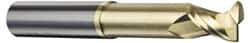 Accupro - 1/2", 2 Flute, Single End, Solid Carbide, 0.09" Corner Radius End Mill - 3" OAL, 45° Helix, Right Hand Flute, 5/8" LOC, Right Hand Cut, 1-3/8" Extended Reach - Makers Industrial Supply