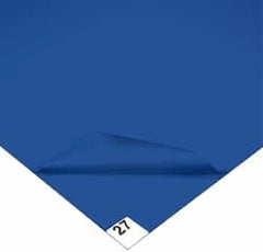 Wearwell - 3' Long x 2' Wide x 1/8" Thick, Dry Environment, Smooth Pattern Clean Room Matting - Tacky Sheets, Blue, 30 Layers per Mat, Series 095 - Makers Industrial Supply