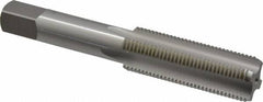 OSG - 5/8-18 UNF 2B 4 Flute Bright Finish High Speed Steel Straight Flute Standard Hand Tap - Bottoming, Right Hand Thread, 3-13/16" OAL, 1-13/16" Thread Length, H5 Limit, Oversize - Makers Industrial Supply