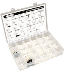 Dorman - 115 Piece, 1/8 to 5/16" Vacuum Tees & Connectors - Plastic - Makers Industrial Supply