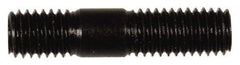 Dorman - M8x1.25 35mm OAL Unequal Double Threaded Stud - Steel, Black Oxide Finish, 16mm Long Thread Length, 10mm Short Thread Length, Metric - Makers Industrial Supply