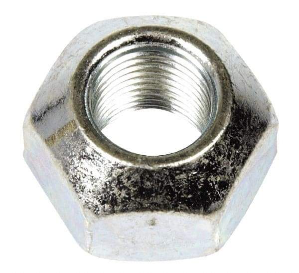 Dorman - 9/16-18 Zinc Finish Open Wheel Nut - 1" Hex, 21/32" OAL, 90° Seat Angle - Makers Industrial Supply