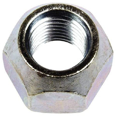 Dorman - M12-1.5 Zinc Finish Open Wheel Nut - 19mm Hex, 14mm OAL, 60° Seat Angle - Makers Industrial Supply