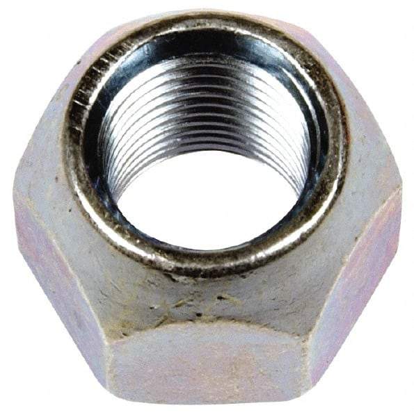 Dorman - M12-1.25 Chrome Finish Open Wheel Nut - 19mm Hex, 16mm OAL, 60° Seat Angle - Makers Industrial Supply