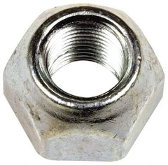 Dorman - M12-1.25 Zinc Finish Open Wheel Nut - 21mm Hex, 16mm OAL, 60° Seat Angle - Makers Industrial Supply