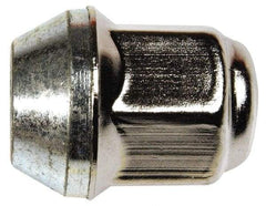 Dorman - M12-1.5 Stainless Finish Capped Wheel Nut - 19mm Hex, 31mm OAL, 60° Seat Angle - Makers Industrial Supply