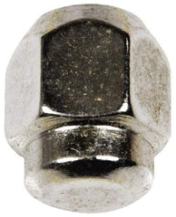 Dorman - M10-1.25 Chrome Finish Capped Wheel Nut - 17mm Hex, 21mm OAL, 60° Seat Angle - Makers Industrial Supply