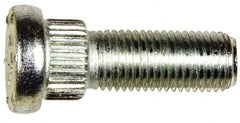 Dorman - 7/16-20 Serrated Bolt Wheel Stud - 0.575" Knurl, 1-3/8" OAL, 5/16" Shoulder Length - Makers Industrial Supply