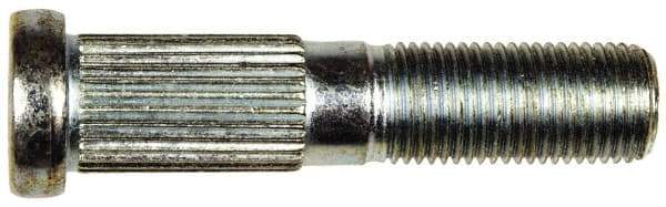 Dorman - 1/2-20 Serrated Bolt Wheel Stud - 0.56" Knurl, 2-3/8" OAL, 15/16" Shoulder Length - Makers Industrial Supply