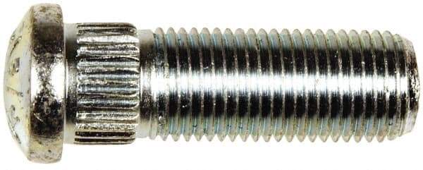 Dorman - 1/2-20 Serrated Bolt Wheel Stud - 0.535" Knurl, 1-17/32" OAL, 5/16" Shoulder Length - Makers Industrial Supply