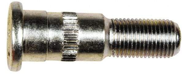 Dorman - 1/2-20 Serrated Bolt Wheel Stud - 5/8" Knurl, 1-5/16" OAL, 1" Shoulder Length - Makers Industrial Supply