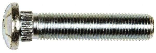 Dorman - 7/16-20 Serrated Bolt Wheel Stud - 0.475" Knurl, 2-1/8" OAL, 3/16" Shoulder Length - Makers Industrial Supply