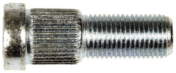 Dorman - 1/2-20 Serrated Bolt Wheel Stud - 0.62" Knurl, 1-5/8" OAL, 19/32" Shoulder Length - Makers Industrial Supply