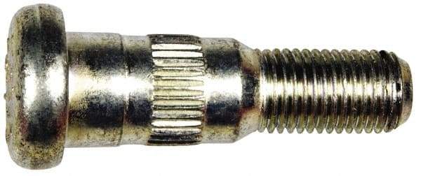 Dorman - 7/16-20 Serrated Bolt Wheel Stud - 0.565" Knurl, 1-3/4" OAL, 7/8" Shoulder Length - Makers Industrial Supply