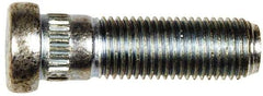 Dorman - 7/16-20 Serrated Bolt Wheel Stud - 0.472" Knurl, 1-1/2" OAL, 11/32" Shoulder Length - Makers Industrial Supply