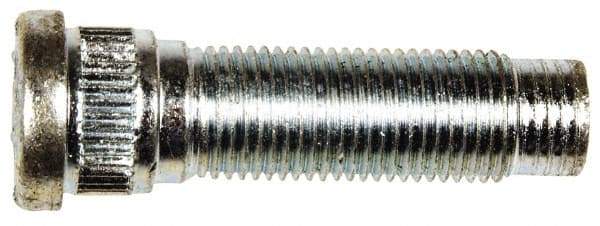 Dorman - 1/2-20 Serrated Bolt Wheel Stud - 0.62" Knurl, 1-21/32" OAL, 11/32" Shoulder Length - Makers Industrial Supply