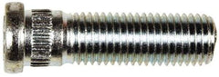 Dorman - M12-1.5 Serrated Bolt Wheel Stud - 12.73mm Knurl, 41.5mm OAL, 8mm Shoulder Length - Makers Industrial Supply