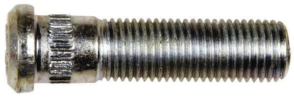 Dorman - 7/16-20 Serrated Bolt Wheel Stud - 0.475" Knurl, 1-3/4" OAL, 27/64" Shoulder Length - Makers Industrial Supply