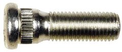 Dorman - M12-1.5 Serrated Bolt Wheel Stud - 14.2mm Knurl, 40mm OAL, 8mm Shoulder Length - Makers Industrial Supply