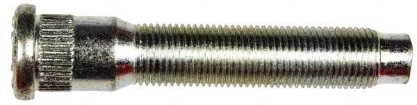 Dorman - 9/16-18 Serrated Bolt Wheel Stud - 0.677" Knurl, 3-9/32" OAL, 15/16" Shoulder Length - Makers Industrial Supply