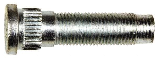 Dorman - 1/2-20 Serrated Bolt Wheel Stud - 0.615" Knurl, 1-31/32" OAL, 17/32" Shoulder Length - Makers Industrial Supply