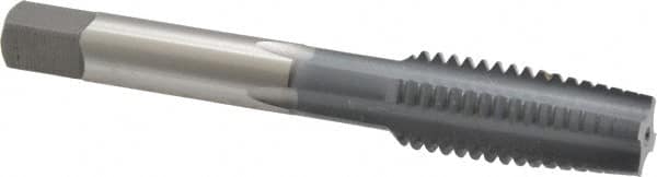 OSG - 1/2-13 UNC 3B 4 Flute elektraLUBE Finish High Speed Steel Straight Flute Standard Hand Tap - Taper, Right Hand Thread, 3-3/8" OAL, 1-21/32" Thread Length, H3 Limit - Makers Industrial Supply