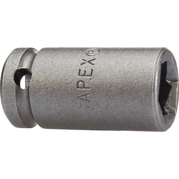 Apex - Impact Sockets Drive Size (Inch): 1/4 Size (Inch): 7/16 - Makers Industrial Supply