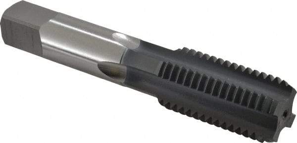 OSG - 1-8 UNC 3B 4 Flute elektraLUBE Finish High Speed Steel Straight Flute Standard Hand Tap - Bottoming, Right Hand Thread, 5-1/8" OAL, 2-1/2" Thread Length, H4 Limit - Makers Industrial Supply