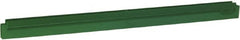 Vikan - 24" Rubber Blade Squeegee Refill - Double Edge, Green, Plastic Holder - Makers Industrial Supply