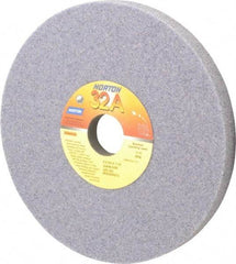 Norton - 8" Diam x 1-1/4" Hole x 3/4" Thick, I Hardness, 46 Grit Surface Grinding Wheel - Aluminum Oxide, Type 5, Coarse Grade, 3,105 Max RPM, Vitrified Bond, One-Side Recess - Makers Industrial Supply