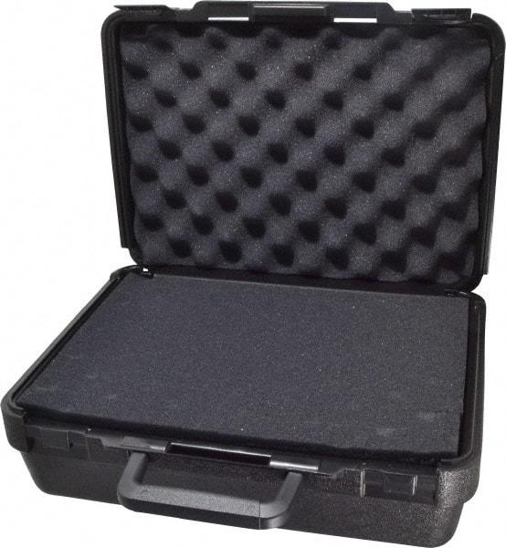 Platt - 13-1/2" Wide x 5-1/2" High, Clamshell Hard Case - Black, Polyethylene - Makers Industrial Supply