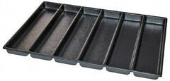 Kennedy - Tool Box Durable ABS Plastic Organizer - 23" Wide x 16-1/2" Deep x 2" High, Black, For 27" Wide Roller Cabinets - Makers Industrial Supply