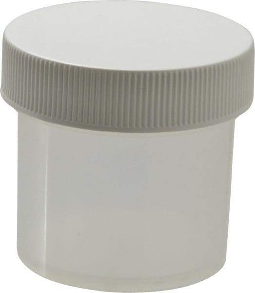 Dynalon Labware - 1 oz Jar - Polypropylene, Translucent, 1.57" High x 1.69" Diam, 1.69" Cap - Makers Industrial Supply