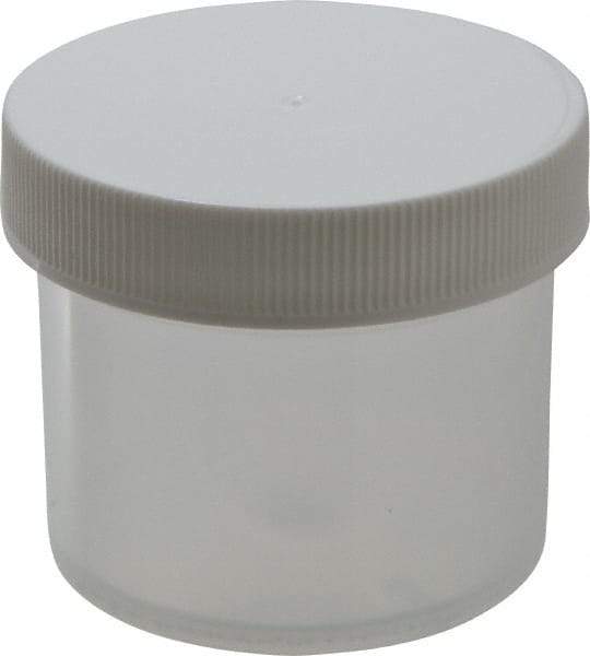 Dynalon Labware - 2 oz Jar - Polypropylene, Translucent, 1.77" High x 2.09" Diam, 2.09" Cap - Makers Industrial Supply