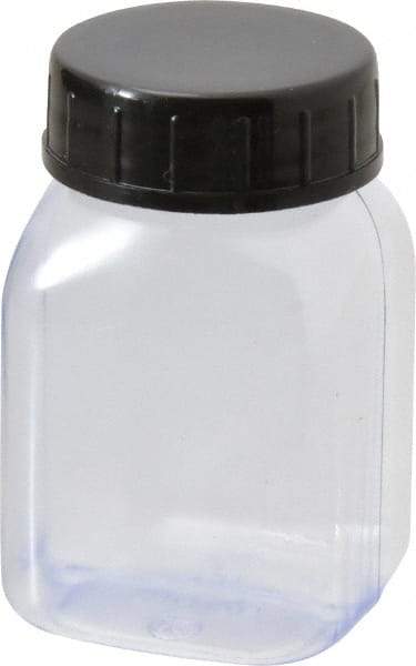 Dynalon Labware - 50 mL Wide-Mouth Bottle - PVC, Clear, 2.36" High x 0.98" Diam, 0.98" Cap - Makers Industrial Supply