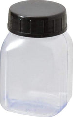 Dynalon Labware - 50 mL Wide-Mouth Bottle - PVC, Clear, 2.36" High x 0.98" Diam, 0.98" Cap - Makers Industrial Supply