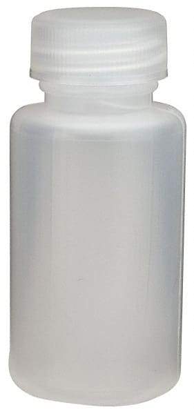 Dynalon Labware - 30 mL Narrow-Mouth Bottle - Polyethylene, Translucent, 2.6" High x 2.6" Diam, 3/4" Cap - Makers Industrial Supply