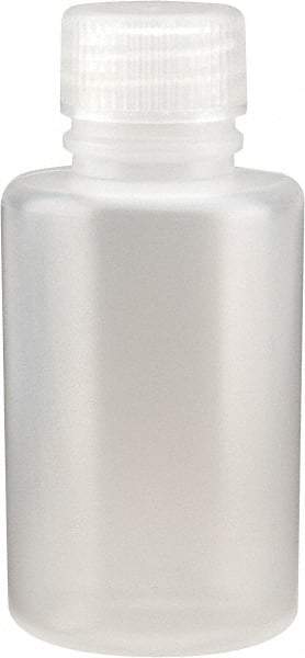 Dynalon Labware - 125 mL Narrow-Mouth Bottle - Polyethylene, Translucent, 4.06" High x 4.06" Diam, 3/4" Cap - Makers Industrial Supply