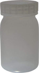 Bel-Art - 16 oz Wide-Mouth Bottle - Polypropylene, Translucent, 5.3" High x 3.2" Diam, 3/4" Cap - Makers Industrial Supply