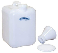 Bel-Art - 5 Gal Carboy - Polyethylene, White, 16" High x 9.6" Diam, 3/4" Cap - Makers Industrial Supply