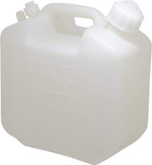 Bel-Art - 1-1/4 Gal Carboy - Polyethylene, White, 5-1/2" High x 9.6" Diam, 3/4" Cap - Makers Industrial Supply