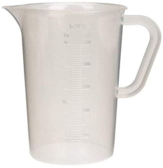 Bel-Art - 500 ml Polypropylene Graduated Pitcher - 10 ml Graduation, x 5-1/4" High - Makers Industrial Supply