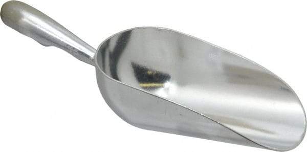 VOLLRATH - 5 oz Silver Cast Aluminum Round Bottom Scoop - 2.4" Wide Bowl, 2-1/2" Handle Length, 7.1" OAL - Makers Industrial Supply