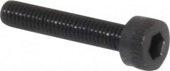 Made in USA - M3x0.50 Metric Coarse Hex Socket Drive, Socket Cap Screw - Grade 12.9 Alloy Steel, Black Oxide Finish, Fully Threaded, 16mm Length Under Head - Makers Industrial Supply