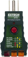 Extech - Receptacle Tester with GFCI - Makers Industrial Supply