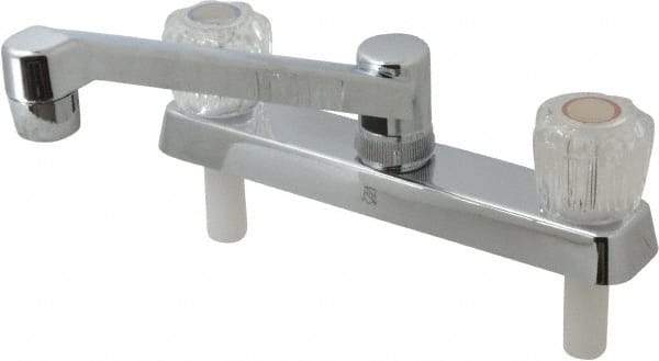 B&K Mueller - Deck Plate Mount, Kitchen Faucet without Spray - Two Handle, Knob Handle, Standard Spout - Makers Industrial Supply