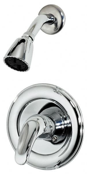 B&K Mueller - Concealed, One Handle, Chrome Coated, Brass, Valve and Shower Head - Lever Handle, Metal Handle - Makers Industrial Supply