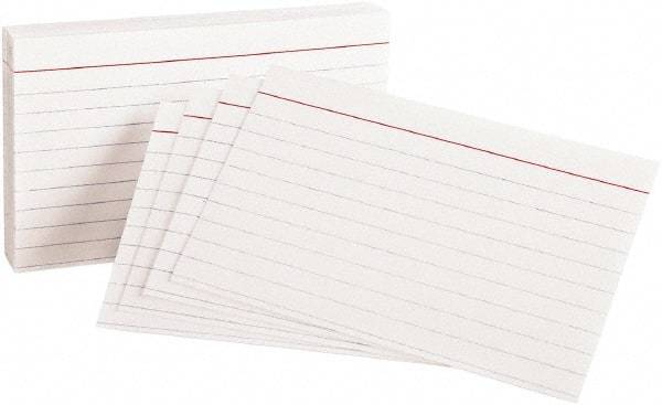 OXFORD - 100 Index Cards - 3 x 5" - Makers Industrial Supply